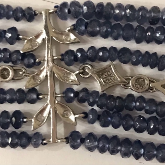 Rare Vintage  Cathy Waterman Diamond Platinum Sapphire Bracelet - Picture 6 of 6